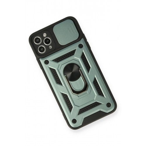 Newface iPhone 11 Pro Kılıf Pars Lens Yüzüklü Silikon - Yeşil Newface iPhone 11 Pro Kılıf Pars Lens Yüzüklü Silikon - Yeşil
