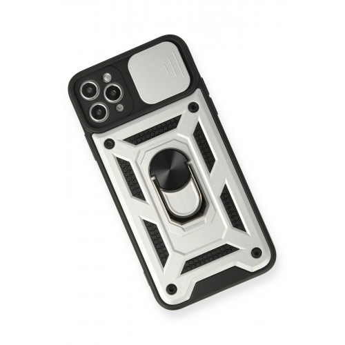 Newface iPhone 11 Pro Kılıf Pars Lens Yüzüklü Silikon - Gümüş Newface iPhone 11 Pro Kılıf Pars Lens Yüzüklü Silikon - Gümüş