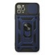 Newface iPhone 11 Pro Max Kılıf Pars Lens Yüzüklü Silikon - Lacivert