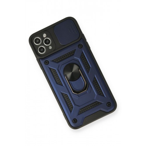 Newface iPhone 11 Pro Max Kılıf Pars Lens Yüzüklü Silikon - Lacivert Newface iPhone 11 Pro Max Kılıf Pars Lens Yüzüklü Silikon - Lacivert