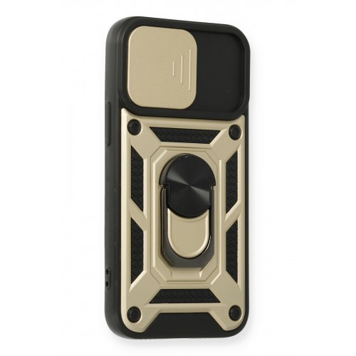 Newface iPhone 12 Mini Kılıf Pars Lens Yüzüklü Silikon - Gold Newface iPhone 12 Mini Kılıf Pars Lens Yüzüklü Silikon - Gold