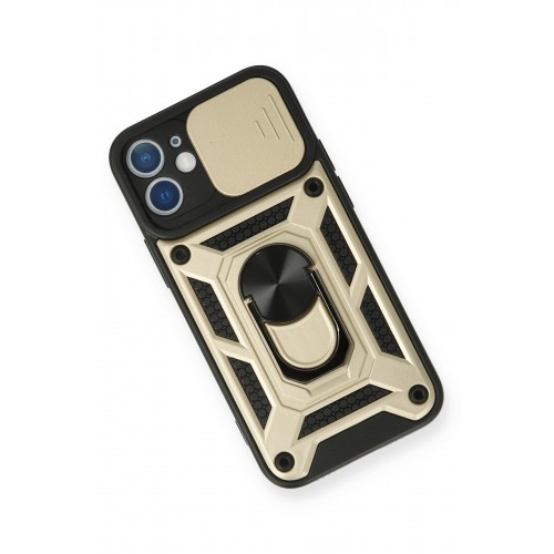 Newface iPhone 12 Mini Kılıf Pars Lens Yüzüklü Silikon - Gold Newface iPhone 12 Mini Kılıf Pars Lens Yüzüklü Silikon - Gold