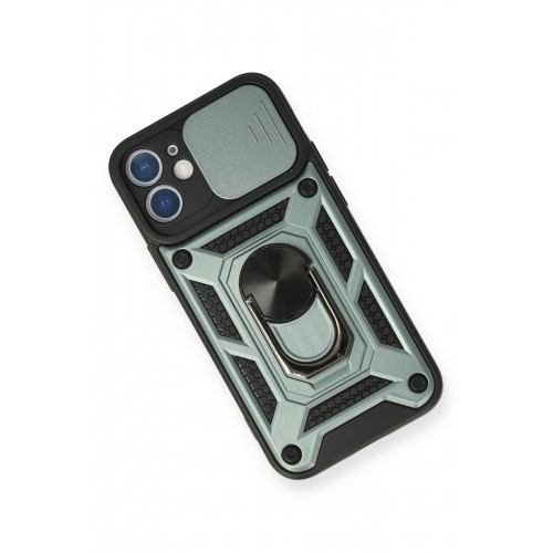 Newface iPhone 12 Mini Kılıf Pars Lens Yüzüklü Silikon - Yeşil Newface iPhone 12 Mini Kılıf Pars Lens Yüzüklü Silikon - Yeşil