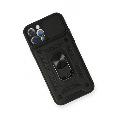 Newface iPhone 12 Pro Kılıf Pars Lens Yüzüklü Silikon - Siyah Newface iPhone 12 Pro Kılıf Pars Lens Yüzüklü Silikon - Siyah