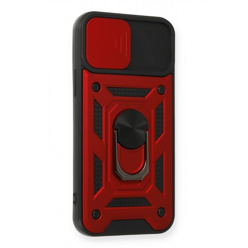Newface iPhone 12 Pro Kılıf Pars Lens Yüzüklü Silikon - Kırmızı Newface iPhone 12 Pro Kılıf Pars Lens Yüzüklü Silikon - Kırmızı