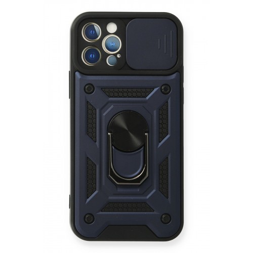 Newface iPhone 12 Pro Kılıf Pars Lens Yüzüklü Silikon - Lacivert Newface iPhone 12 Pro Kılıf Pars Lens Yüzüklü Silikon - Lacivert