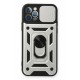 Newface iPhone 12 Pro Kılıf Pars Lens Yüzüklü Silikon - Gümüş Newface iPhone 12 Pro Kılıf Pars Lens Yüzüklü Silikon - Gümüş