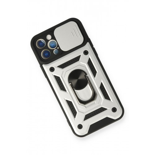 Newface iPhone 12 Pro Kılıf Pars Lens Yüzüklü Silikon - Gümüş Newface iPhone 12 Pro Kılıf Pars Lens Yüzüklü Silikon - Gümüş