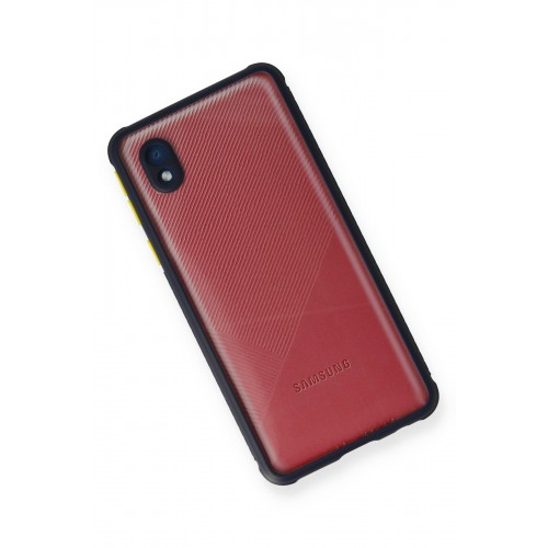 Newface Samsung Galaxy A01 Core Kılıf Miami Şeffaf Silikon - Lacivert Newface Samsung Galaxy A01 Core Kılıf Miami Şeffaf Silikon - Lacivert