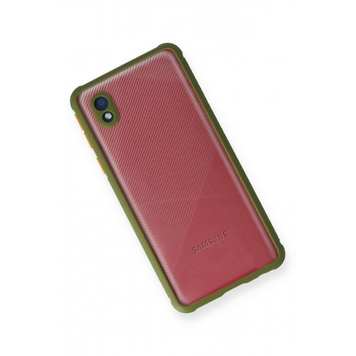 Newface Samsung Galaxy A01 Core Kılıf Miami Şeffaf Silikon - Yeşil Newface Samsung Galaxy A01 Core Kılıf Miami Şeffaf Silikon - Yeşil