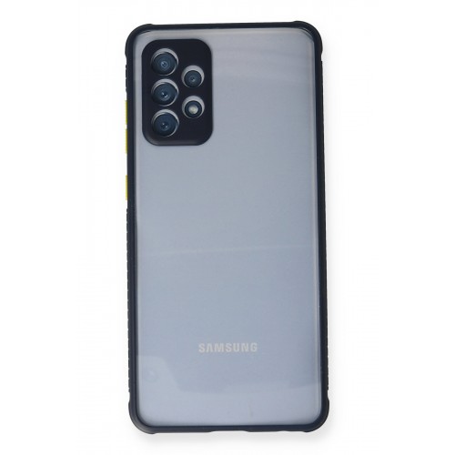Newface Samsung Galaxy A52 Kılıf Miami Şeffaf Silikon - Lacivert Newface Samsung Galaxy A52 Kılıf Miami Şeffaf Silikon - Lacivert