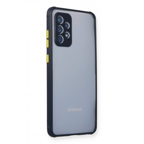 Newface Samsung Galaxy A52 Kılıf Miami Şeffaf Silikon - Lacivert Newface Samsung Galaxy A52 Kılıf Miami Şeffaf Silikon - Lacivert