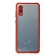 Newface Samsung Galaxy A02 Kılıf Miami Şeffaf Silikon - Kırmızı Newface Samsung Galaxy A02 Kılıf Miami Şeffaf Silikon - Kırmızı