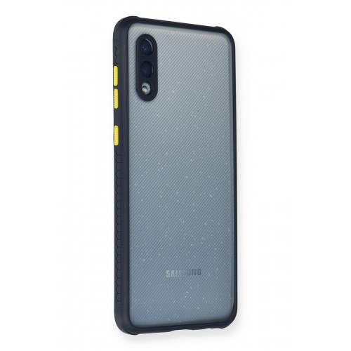 Newface Samsung Galaxy A02 Kılıf Miami Şeffaf Silikon - Lacivert Newface Samsung Galaxy A02 Kılıf Miami Şeffaf Silikon - Lacivert