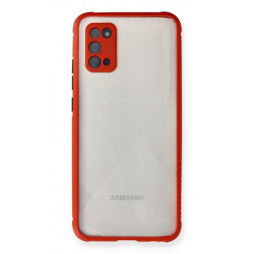 Newface Samsung Galaxy A02S Kılıf Miami Şeffaf Silikon - Kırmızı Newface Samsung Galaxy A02S Kılıf Miami Şeffaf Silikon - Kırmızı