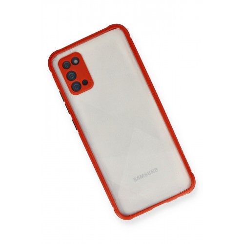 Newface Samsung Galaxy A02S Kılıf Miami Şeffaf Silikon - Kırmızı Newface Samsung Galaxy A02S Kılıf Miami Şeffaf Silikon - Kırmızı