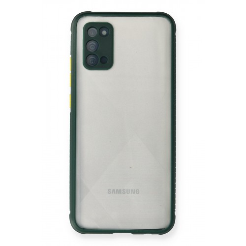 Newface Samsung Galaxy A02S Kılıf Miami Şeffaf Silikon - Koyu Yeşil Newface Samsung Galaxy A02S Kılıf Miami Şeffaf Silikon - Koyu Yeşil