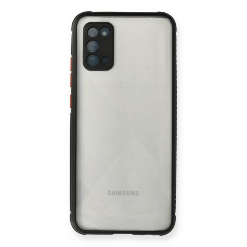 Newface Samsung Galaxy A02S Kılıf Miami Şeffaf Silikon - Siyah Newface Samsung Galaxy A02S Kılıf Miami Şeffaf Silikon - Siyah