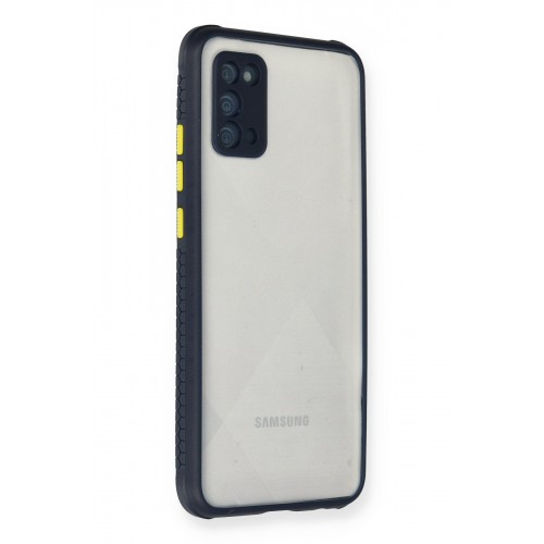 Newface Samsung Galaxy A02S Kılıf Miami Şeffaf Silikon - Lacivert Newface Samsung Galaxy A02S Kılıf Miami Şeffaf Silikon - Lacivert