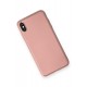 Newface iPhone XS Max Kılıf Coco Deri Silikon Kapak - Pembe