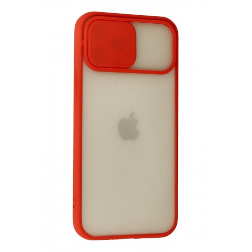 Newface iPhone 12 Pro Kılıf Palm Buzlu Kamera Sürgülü Silikon - Kırmızı Newface iPhone 12 Pro Kılıf Palm Buzlu Kamera Sürgülü Silikon - Kırmızı