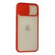 Newface iPhone 12 Pro Kılıf Palm Buzlu Kamera Sürgülü Silikon - Kırmızı Newface iPhone 12 Pro Kılıf Palm Buzlu Kamera Sürgülü Silikon - Kırmızı