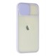 Newface iPhone 12 Kılıf Palm Buzlu Kamera Sürgülü Silikon - Lila Newface iPhone 12 Kılıf Palm Buzlu Kamera Sürgülü Silikon - Lila