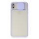 Newface iPhone XS Max Kılıf Palm Buzlu Kamera Sürgülü Silikon - Lila Newface iPhone XS Max Kılıf Palm Buzlu Kamera Sürgülü Silikon - Lila