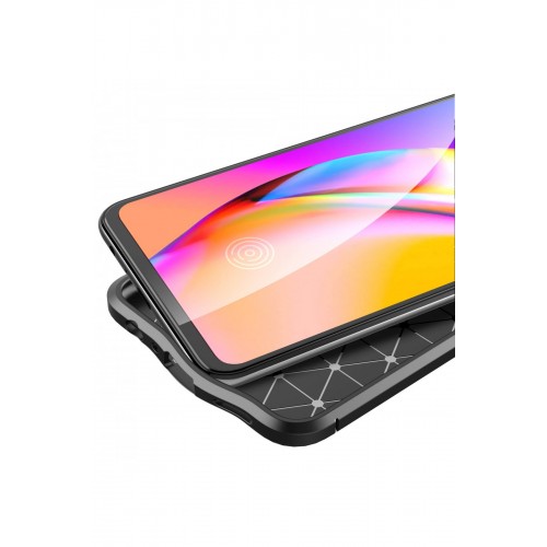 Newface Oppo Reno 5 Lite Kılıf Focus Derili Silikon - Kırmızı Newface Oppo Reno 5 Lite Kılıf Focus Derili Silikon - Kırmızı