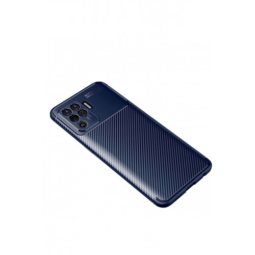 Newface Oppo Reno 5 Lite Kılıf Focus Karbon Silikon - Lacivert Newface Oppo Reno 5 Lite Kılıf Focus Karbon Silikon - Lacivert