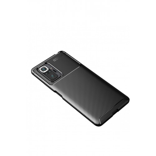 Newface Xiaomi Redmi Note 10 Pro Kılıf Focus Karbon Silikon - Siyah Newface Xiaomi Redmi Note 10 Pro Kılıf Focus Karbon Silikon - Siyah