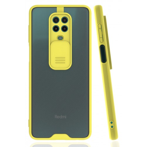 Newface Xiaomi Redmi Note 9 Pro Kılıf Platin Kamera Koruma Silikon - Sarı Newface Xiaomi Redmi Note 9 Pro Kılıf Platin Kamera Koruma Silikon - Sarı