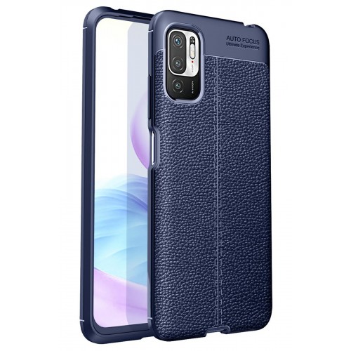 Newface Xiaomi Redmi Note 10 5G Kılıf Focus Derili Silikon - Lacivert Newface Xiaomi Redmi Note 10 5G Kılıf Focus Derili Silikon - Lacivert
