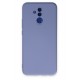 Newface Huawei Mate 20 Lite Kılıf Nano içi Kadife Silikon - Lila Newface Huawei Mate 20 Lite Kılıf Nano içi Kadife Silikon - Lila