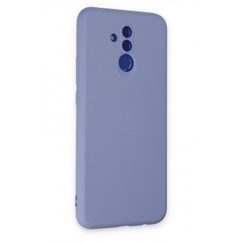 Newface Huawei Mate 20 Lite Kılıf Nano içi Kadife Silikon - Lila Newface Huawei Mate 20 Lite Kılıf Nano içi Kadife Silikon - Lila