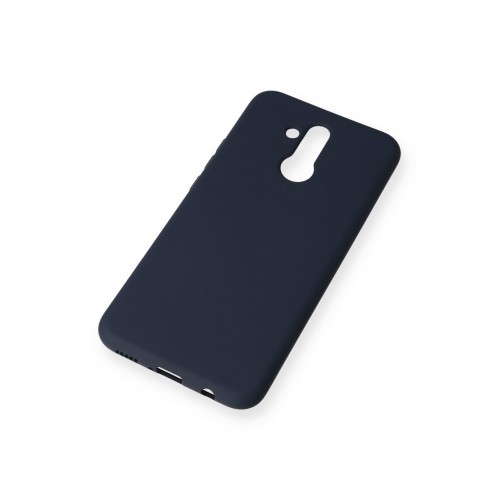 Newface Huawei Mate 20 Lite Kılıf Nano içi Kadife Silikon - Lacivert Newface Huawei Mate 20 Lite Kılıf Nano içi Kadife Silikon - Lacivert