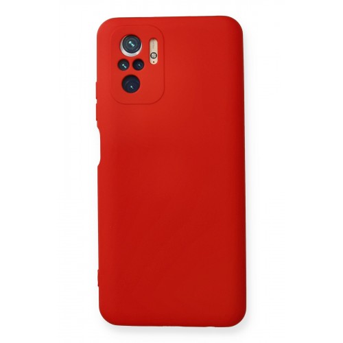 Newface Xiaomi Redmi Note 10 Kılıf Nano içi Kadife Silikon - Kırmızı Newface Xiaomi Redmi Note 10 Kılıf Nano içi Kadife Silikon - Kırmızı