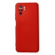 Newface Xiaomi Redmi Note 10 Kılıf Nano içi Kadife Silikon - Kırmızı Newface Xiaomi Redmi Note 10 Kılıf Nano içi Kadife Silikon - Kırmızı