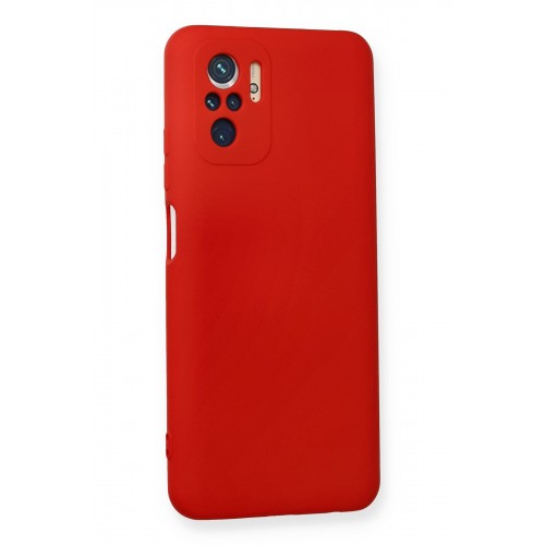 Newface Xiaomi Redmi Note 10 Kılıf Nano içi Kadife Silikon - Kırmızı Newface Xiaomi Redmi Note 10 Kılıf Nano içi Kadife Silikon - Kırmızı