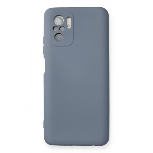 Newface Xiaomi Redmi Note 10 Kılıf Nano içi Kadife Silikon - Gri Newface Xiaomi Redmi Note 10 Kılıf Nano içi Kadife Silikon - Gri
