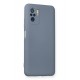 Newface Xiaomi Redmi Note 10 Kılıf Nano içi Kadife Silikon - Gri Newface Xiaomi Redmi Note 10 Kılıf Nano içi Kadife Silikon - Gri