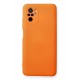 Newface Xiaomi Redmi Note 10S Kılıf Nano içi Kadife  Silikon - Turuncu