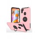 Newface Samsung Galaxy A11 Kılıf Elit Yüzüklü Kapak - Pembe Newface Samsung Galaxy A11 Kılıf Elit Yüzüklü Kapak - Pembe