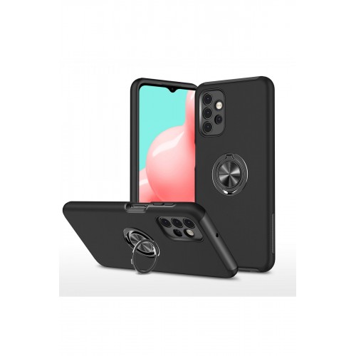 Newface Samsung Galaxy A72 Kılıf Elit Yüzüklü Kapak - Siyah Newface Samsung Galaxy A72 Kılıf Elit Yüzüklü Kapak - Siyah