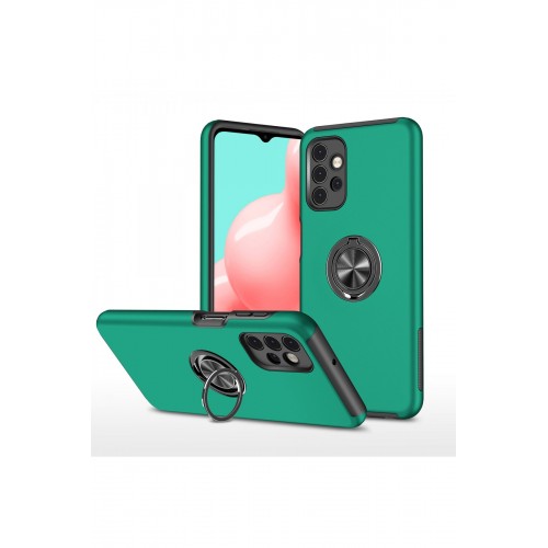 Newface Samsung Galaxy A72 Kılıf Elit Yüzüklü Kapak - Yeşil Newface Samsung Galaxy A72 Kılıf Elit Yüzüklü Kapak - Yeşil