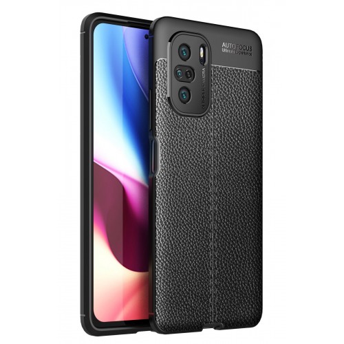 Newface Xiaomi Redmi K40 Kılıf Focus Derili Silikon - Siyah Newface Xiaomi Redmi K40 Kılıf Focus Derili Silikon - Siyah
