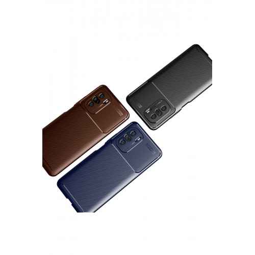 Newface Xiaomi Redmi K40 Pro Kılıf Focus Karbon Silikon - Lacivert Newface Xiaomi Redmi K40 Pro Kılıf Focus Karbon Silikon - Lacivert