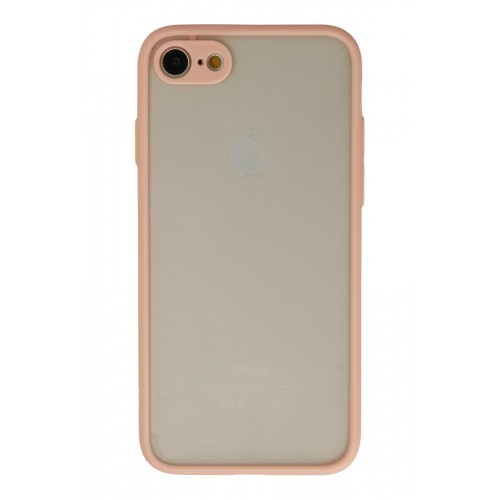 Newface iPhone 7 Kılıf Montreal Silikon Kapak - Pembe Newface iPhone 7 Kılıf Montreal Silikon Kapak - Pembe