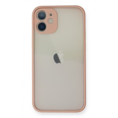 Newface iPhone 12 Kılıf Montreal Silikon Kapak - Pembe Newface iPhone 12 Kılıf Montreal Silikon Kapak - Pembe