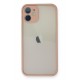 Newface iPhone 12 Kılıf Montreal Silikon Kapak - Pembe Newface iPhone 12 Kılıf Montreal Silikon Kapak - Pembe